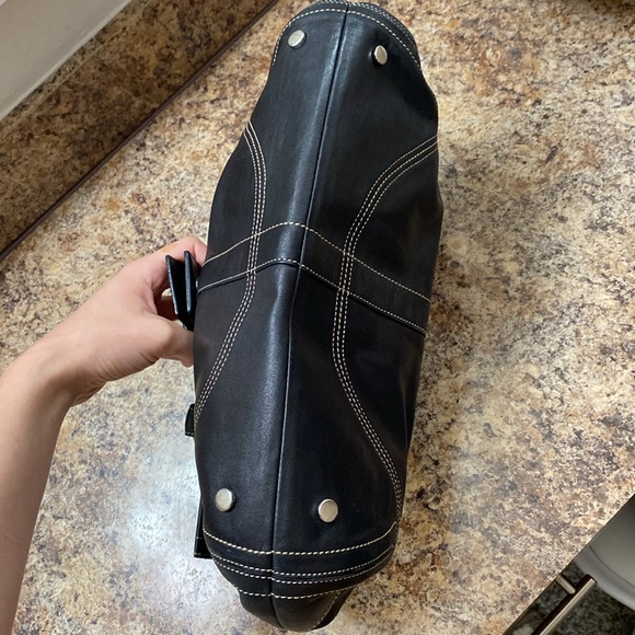 Black Boho Coach Bag - Picture 3 of 5